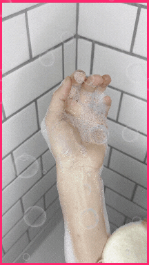 Floofah for the Shower + Bath