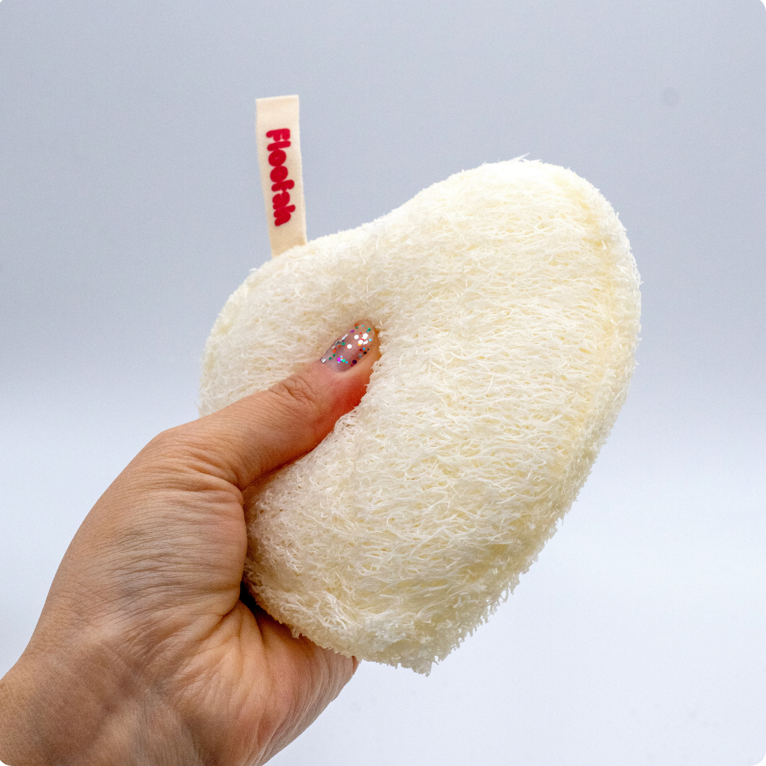 Floofah Exfoliating Shower Loofah - Heart